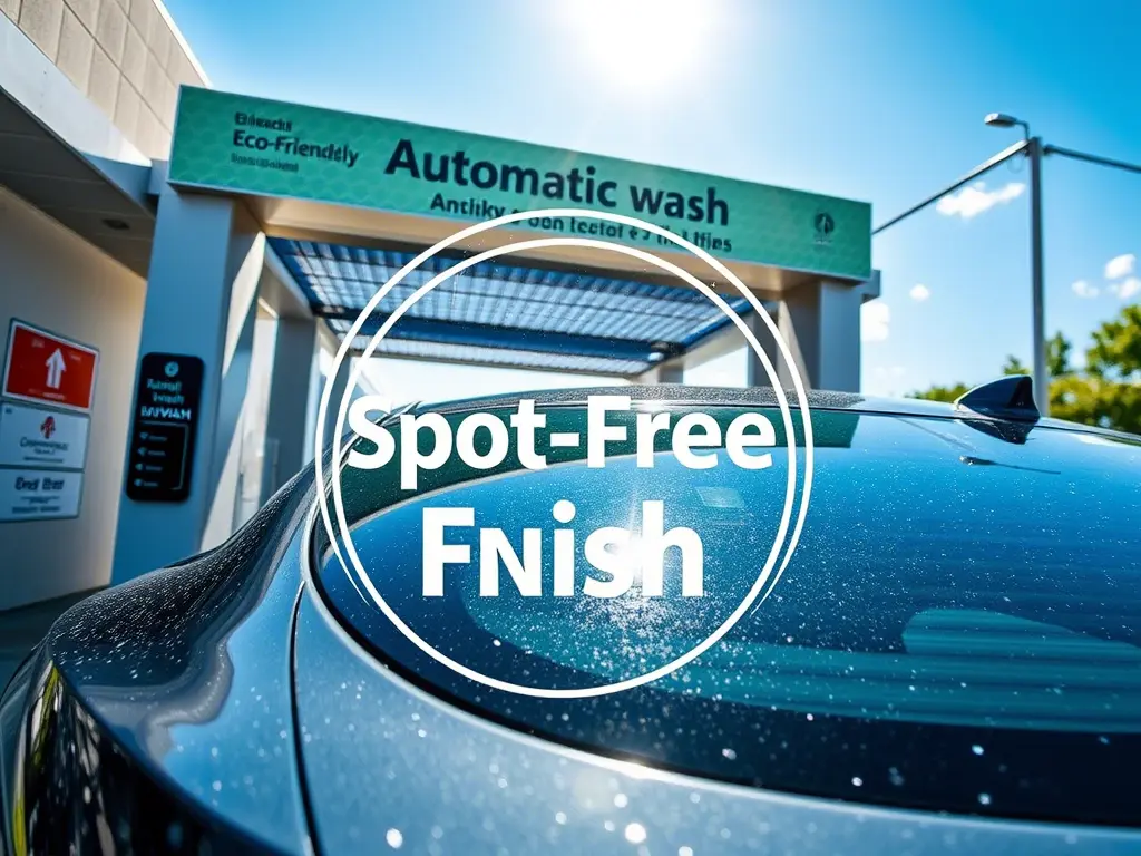 Touchless Car Wash: Safe Cleaning or Risky Shortcut? 2 Professional touchless car wash cleaning SUV with high-pressure jets and safe detergents