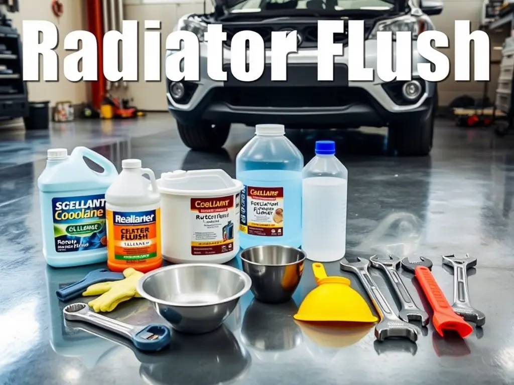 How to Flush a Car Radiator (and Why It Matters More Than You Think) 2 Essential tools and supplies to a radiator flush at home — DIY maintenance setup