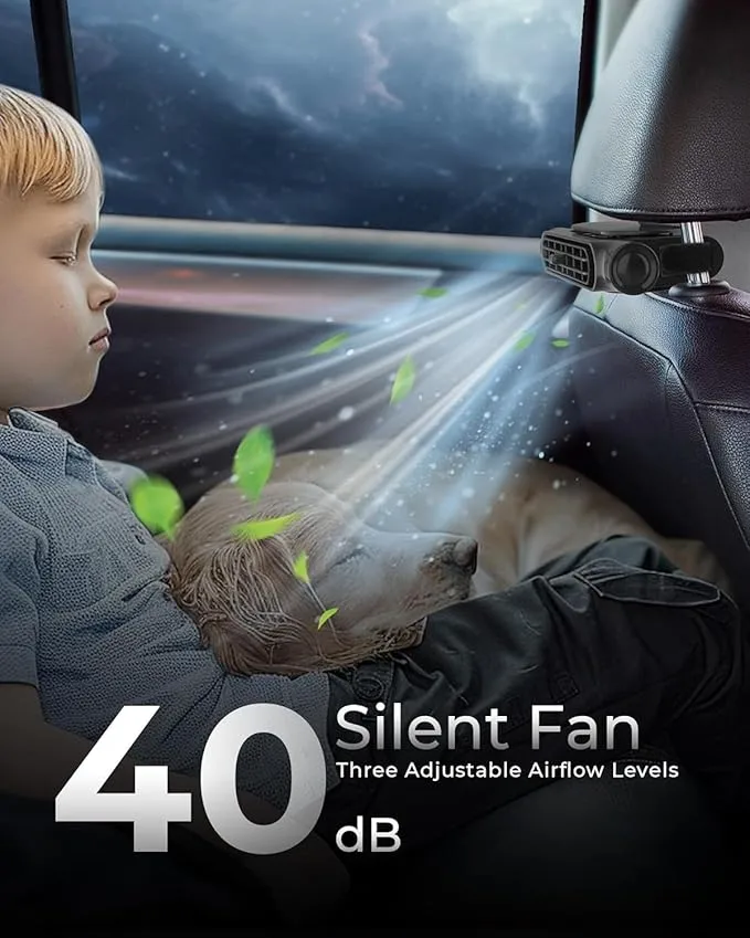 Interior of a car with AC on full blast but warm air blowing out, representing the problem of car air not blowing cold air.
