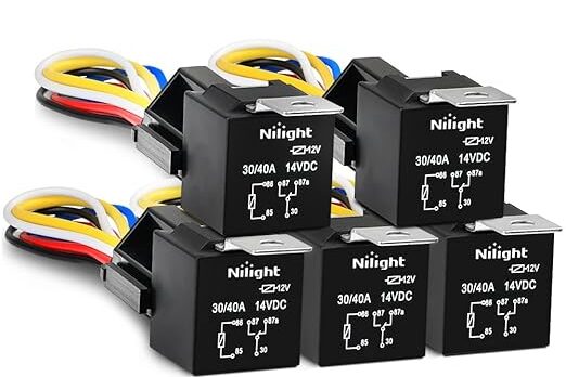 How to Test a Car Relay using a Multimeter: A 17-Year Electromechanic's Guide 2 How to test a car relay - multimeter probes checking resistance across 5-pin relay terminals 85 and 86 for proper coil operation