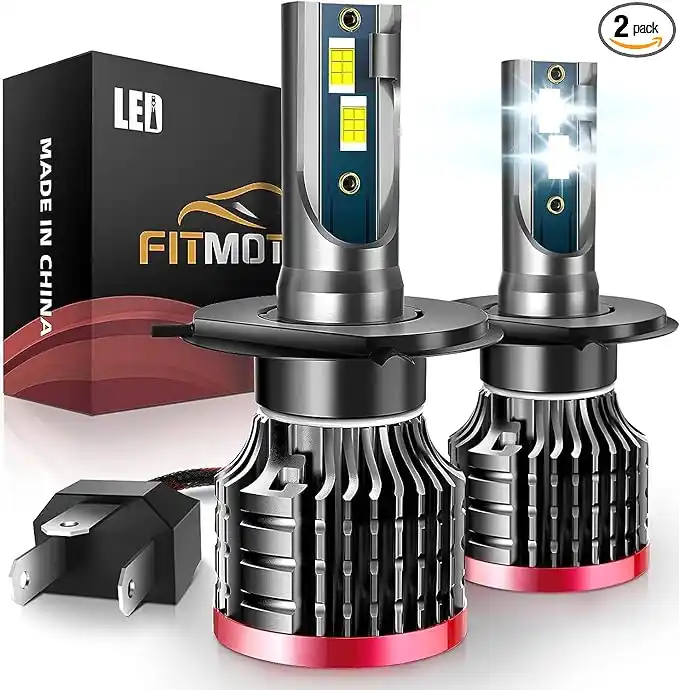 How to Install LED Headlights (Car & Motorcycle) Like a Pro 6 H4/9003 LED headlights,80W 16000 Lumens Bright,6500K Cool White LED Fog Light Halogen Replacement IP68 Waterproof, Pack