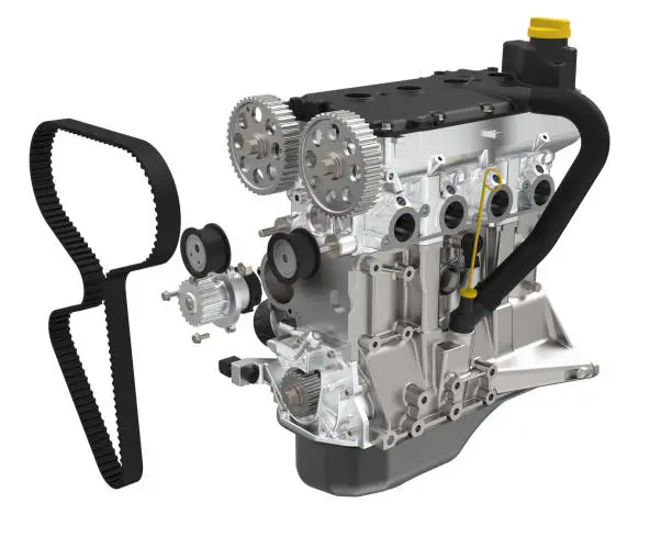 timing belt kit and ingine motor