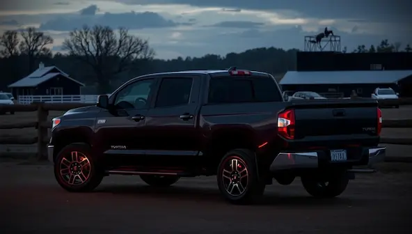 A 2021 used Toyota Tundra, the last model year with the legendary V8, portrayed as a future classic.