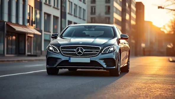A Mercedes Benz E Class a luxury leader among the best car brands in Germany