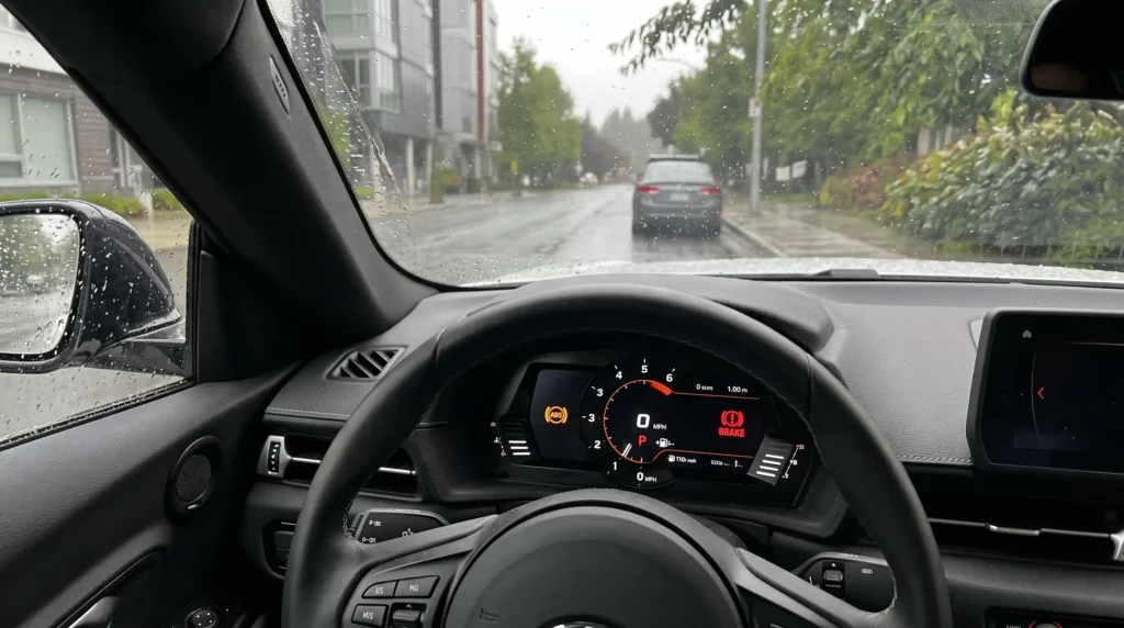 ABS Light and Brake Light Come On Together: Causes, Safety & Fixes 2 ABS light and brake light come on together on a car dashboard